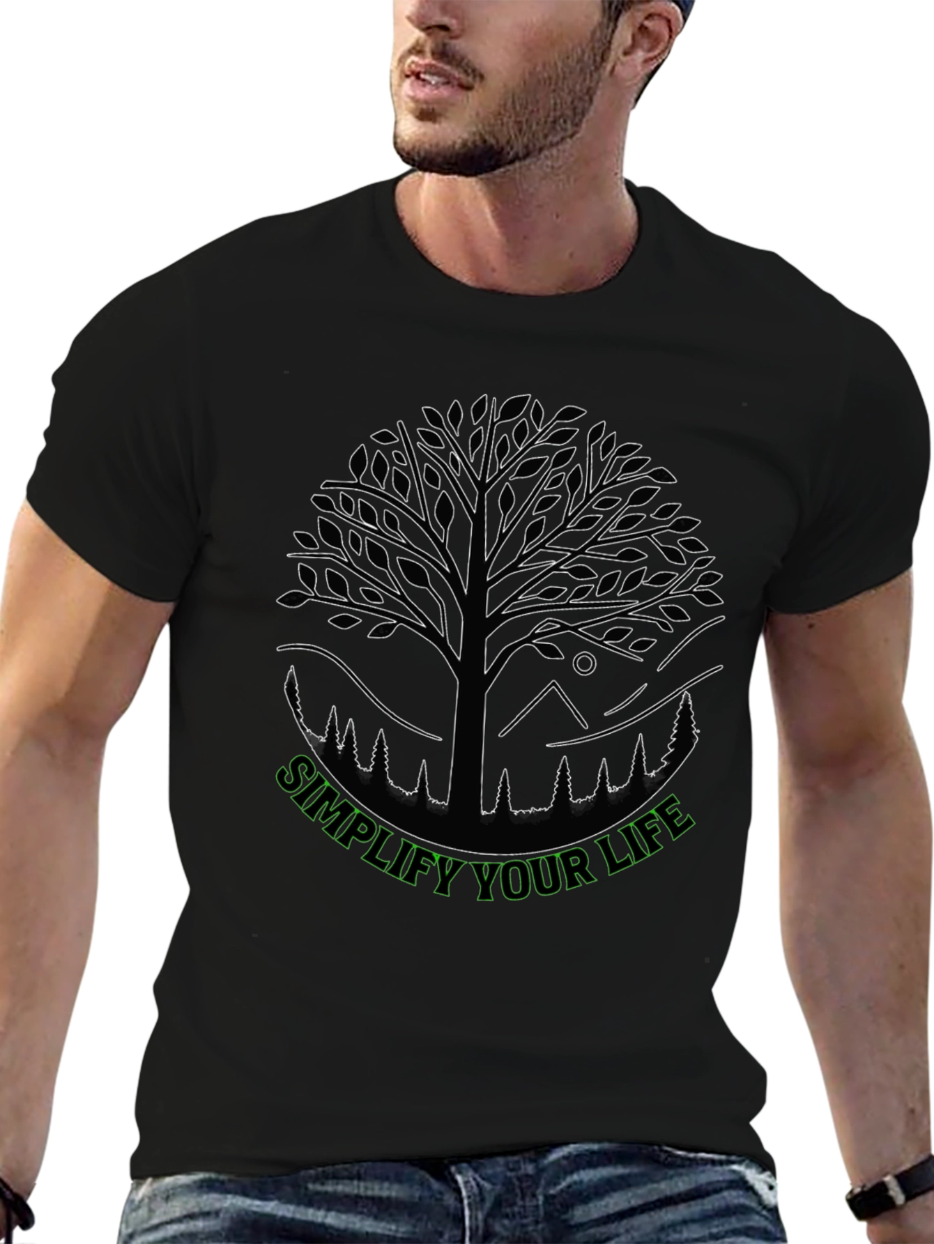 Simplify Your Life Tee - Nature Inspired Graphic T-Shirt