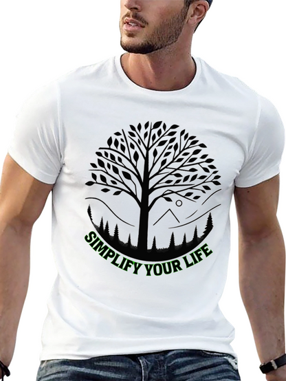 Simplify Your Life Tee - Nature Inspired Graphic T-Shirt