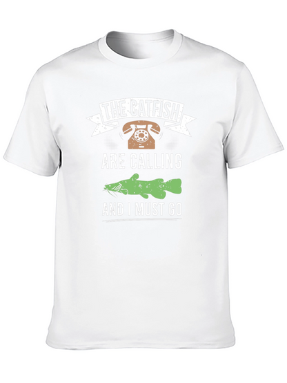 The Catfish are Calling Black T-Shirt