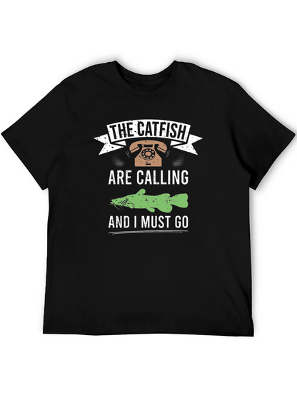 The Catfish are Calling Black T-Shirt