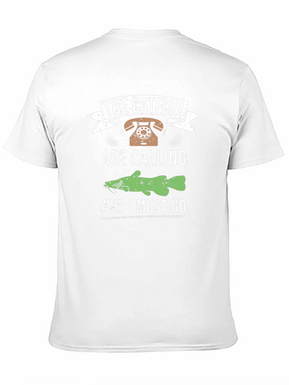 The Catfish are Calling Black T-Shirt