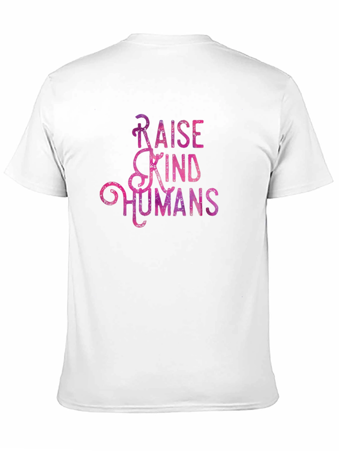 Raise Kind Humans Graphic Tee - Black Cotton T-Shirt