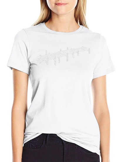 Retro Telegraph Line Art Graphic Tee