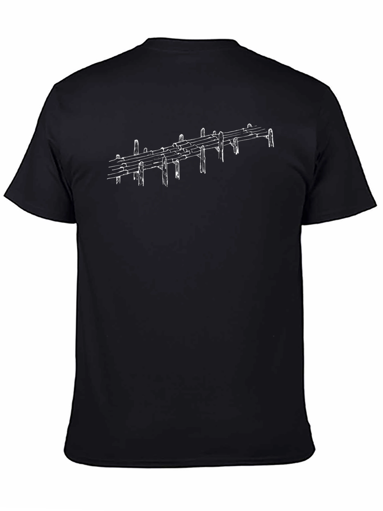 Retro Telegraph Line Art Graphic Tee