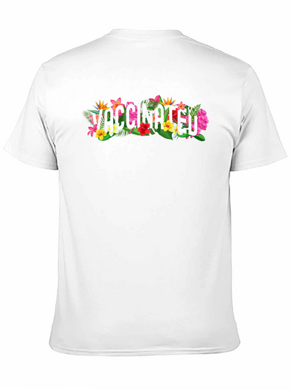 Vaccinated Floral Graphic T-Shirt