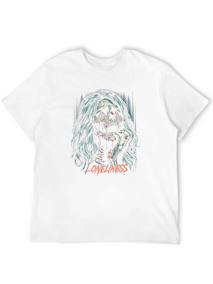 Loneliness Graphic Print T-Shirt