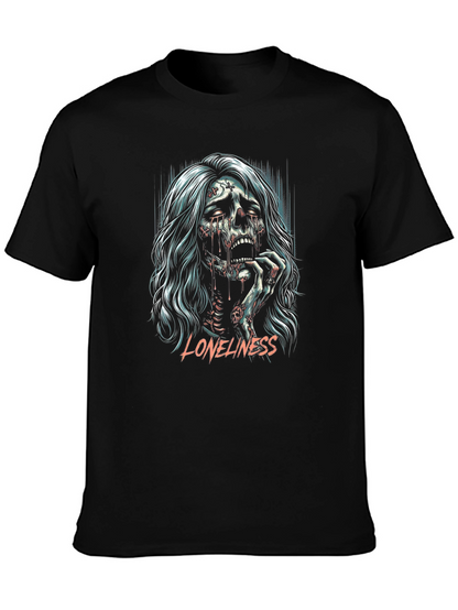 Loneliness Graphic Print T-Shirt