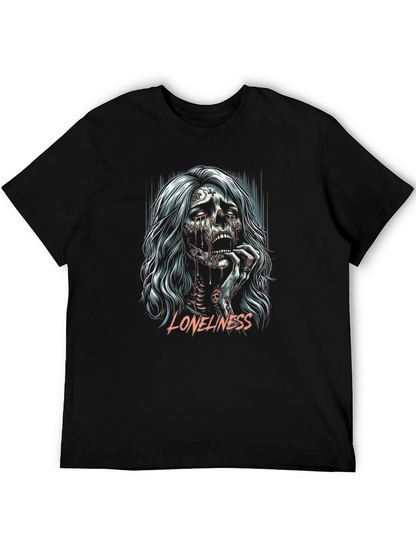 Loneliness Graphic Print T-Shirt