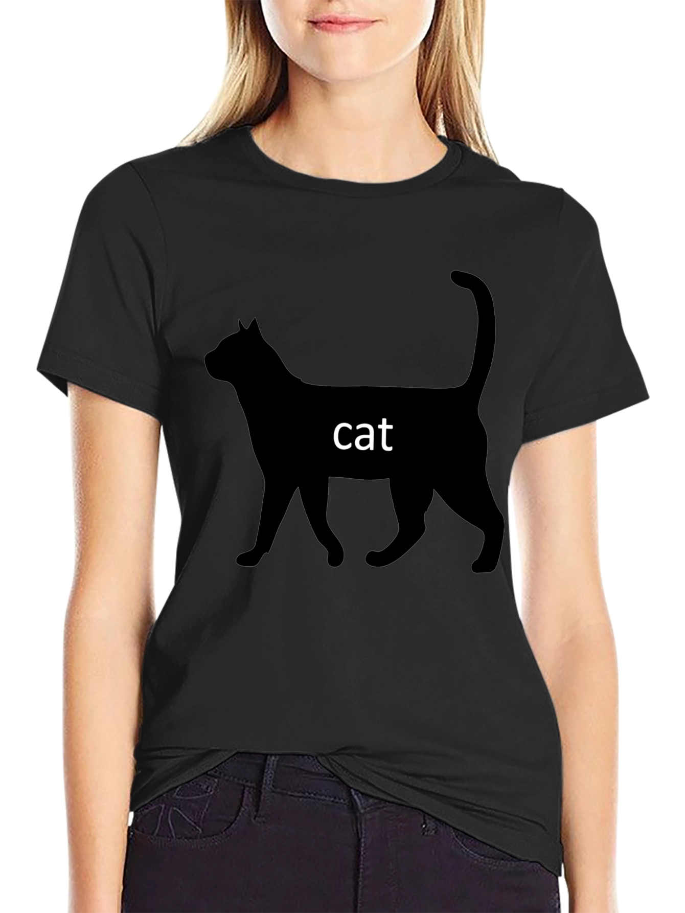 Black Cat Graphic T-Shirt