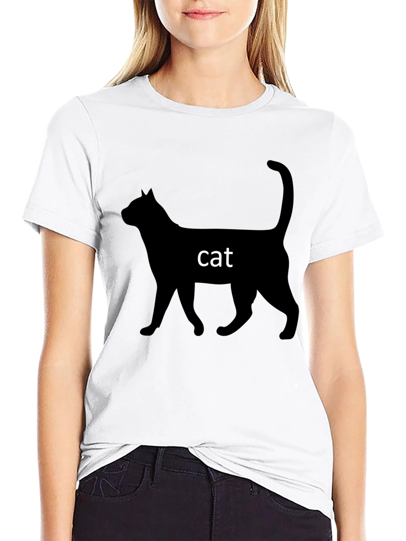 Black Cat Graphic T-Shirt