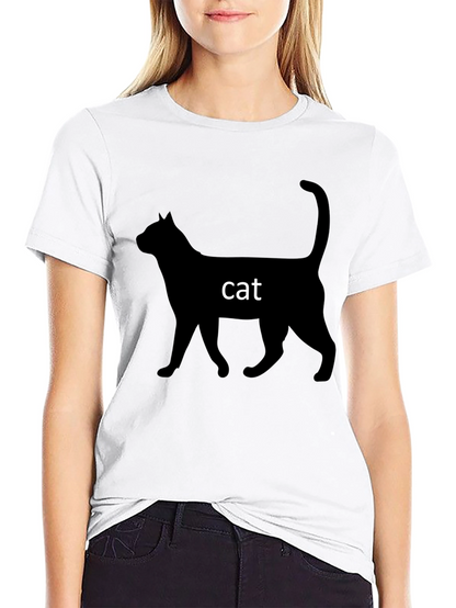 Black Cat Graphic T-Shirt