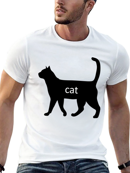 Black Cat Graphic T-Shirt