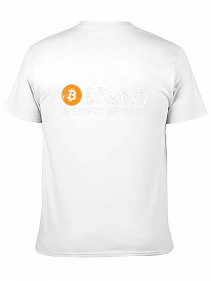 Bitcoin Crypto Trust Black Graphic Tee