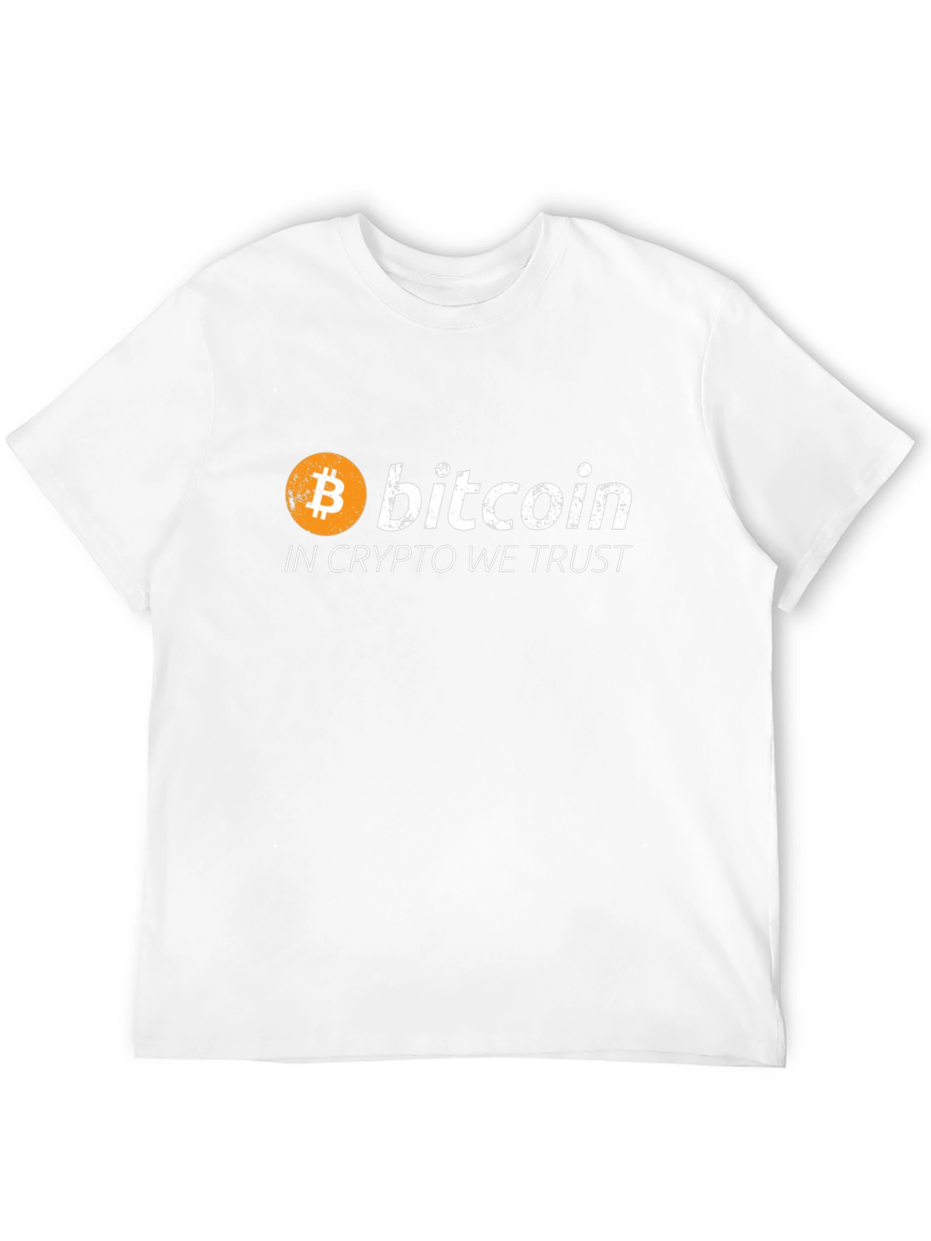 Bitcoin Crypto Trust Black Graphic Tee
