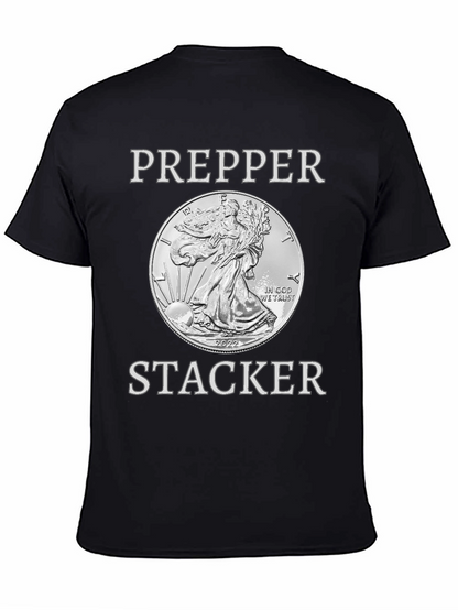 Prepper Stacker 2022 Silver Coin T-Shirt