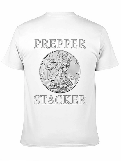 Prepper Stacker 2022 Silver Coin T-Shirt