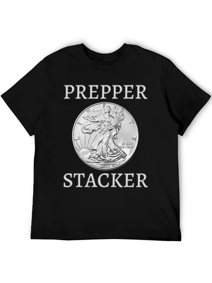 Prepper Stacker 2022 Silver Coin T-Shirt