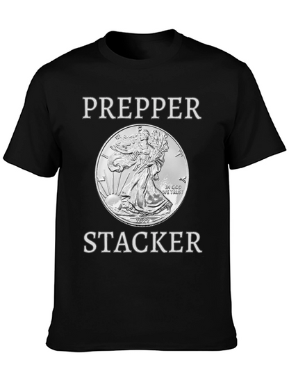 Prepper Stacker 2022 Silver Coin T-Shirt