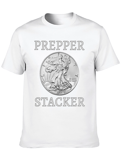 Prepper Stacker 2022 Silver Coin T-Shirt