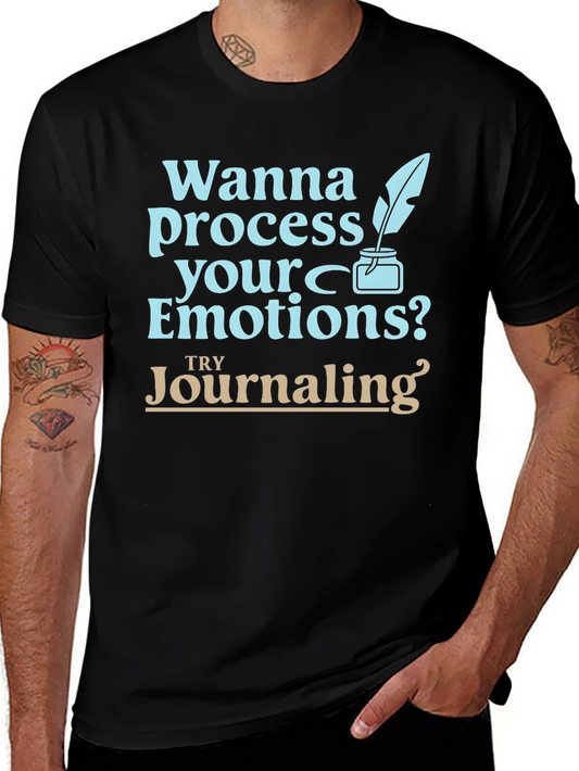 Process Emotions Journaling Graphic Tee