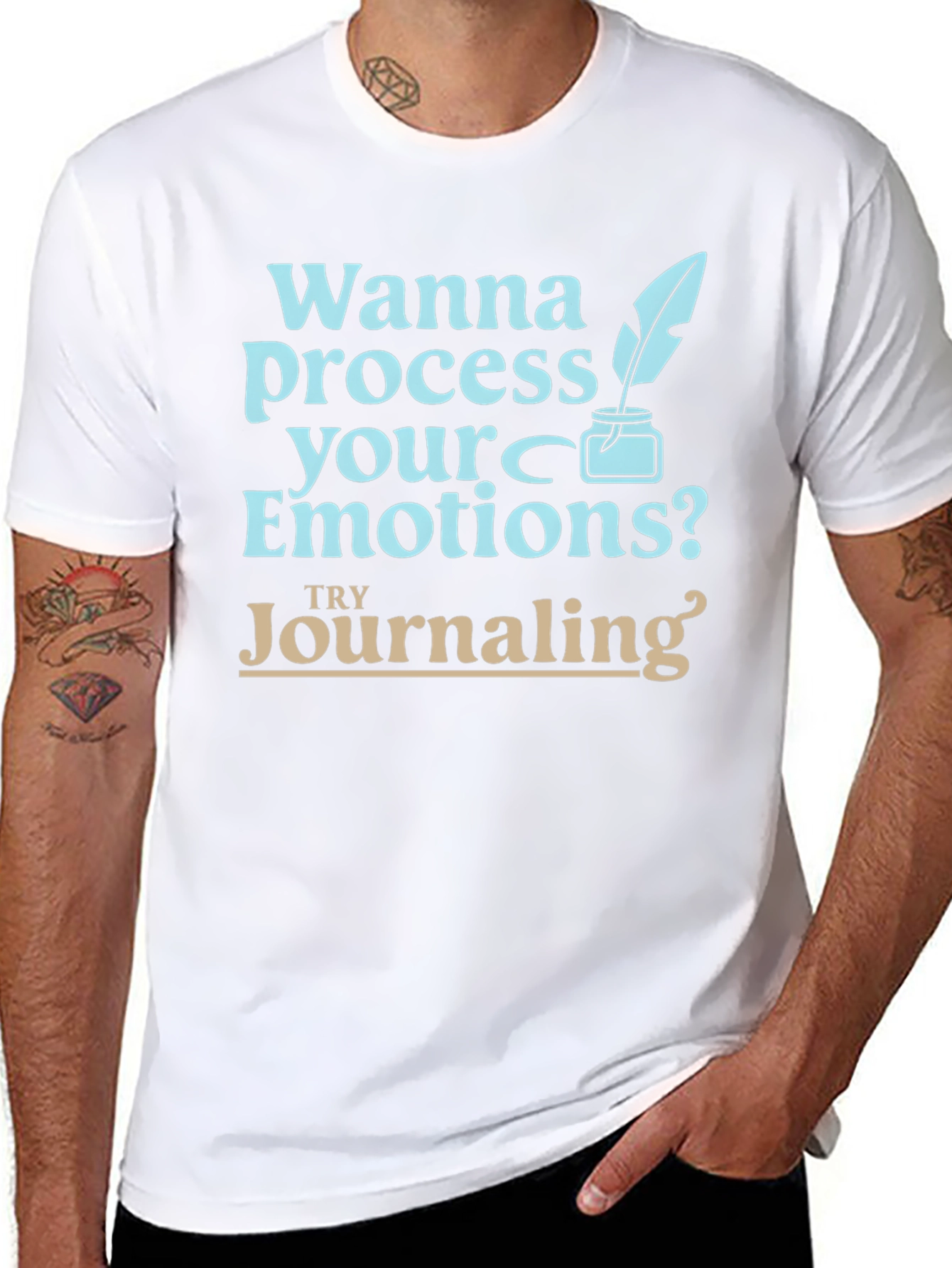 Process Emotions Journaling Graphic Tee