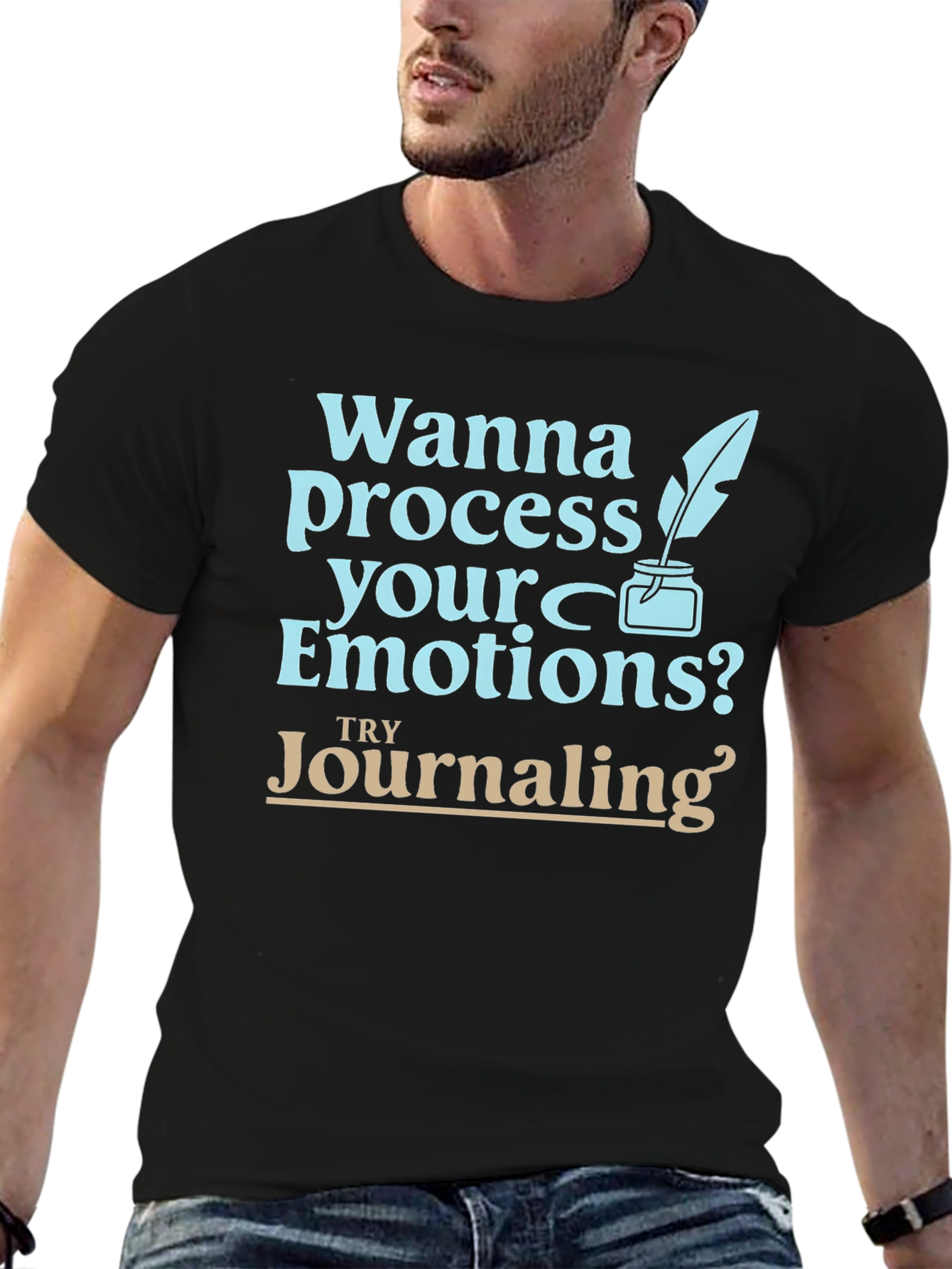 Process Emotions Journaling Graphic Tee