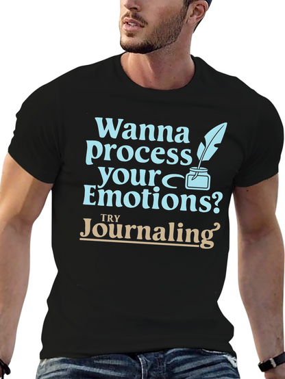 Process Emotions Journaling Graphic Tee