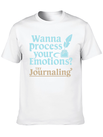 Process Emotions Journaling Graphic Tee