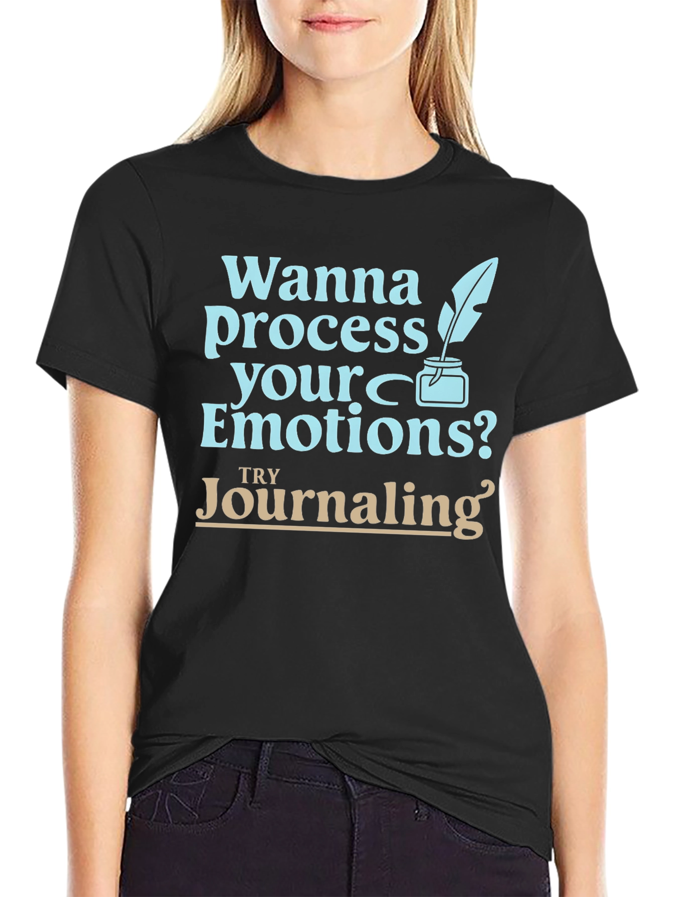 Process Emotions Journaling Graphic Tee