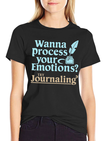 Process Emotions Journaling Graphic Tee