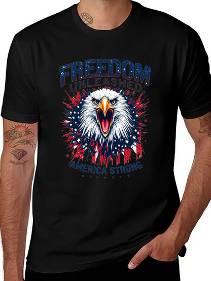 Patriotic Eagle T-Shirt - Freedom Unleashed Tee