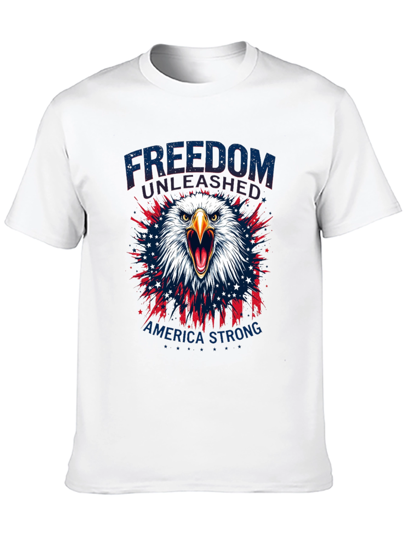 Patriotic Eagle T-Shirt - Freedom Unleashed Tee