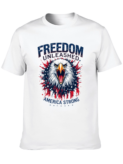 Patriotic Eagle T-Shirt - Freedom Unleashed Tee