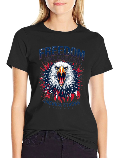 Patriotic Eagle T-Shirt - Freedom Unleashed Tee