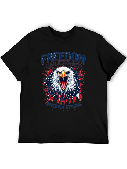 Patriotic Eagle T-Shirt - Freedom Unleashed Tee