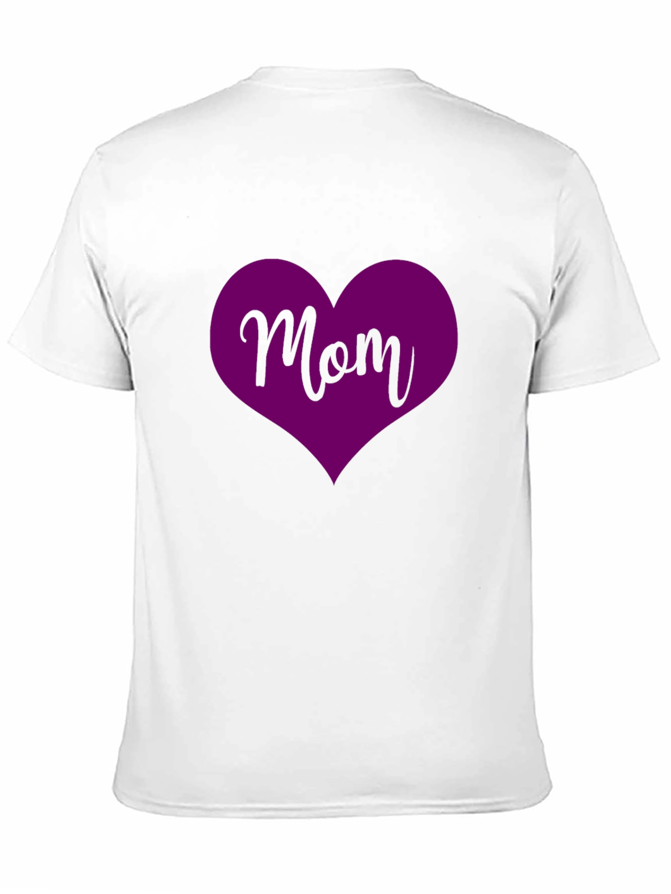 Mom Heart T-Shirt - Black Stylish and Comfortable