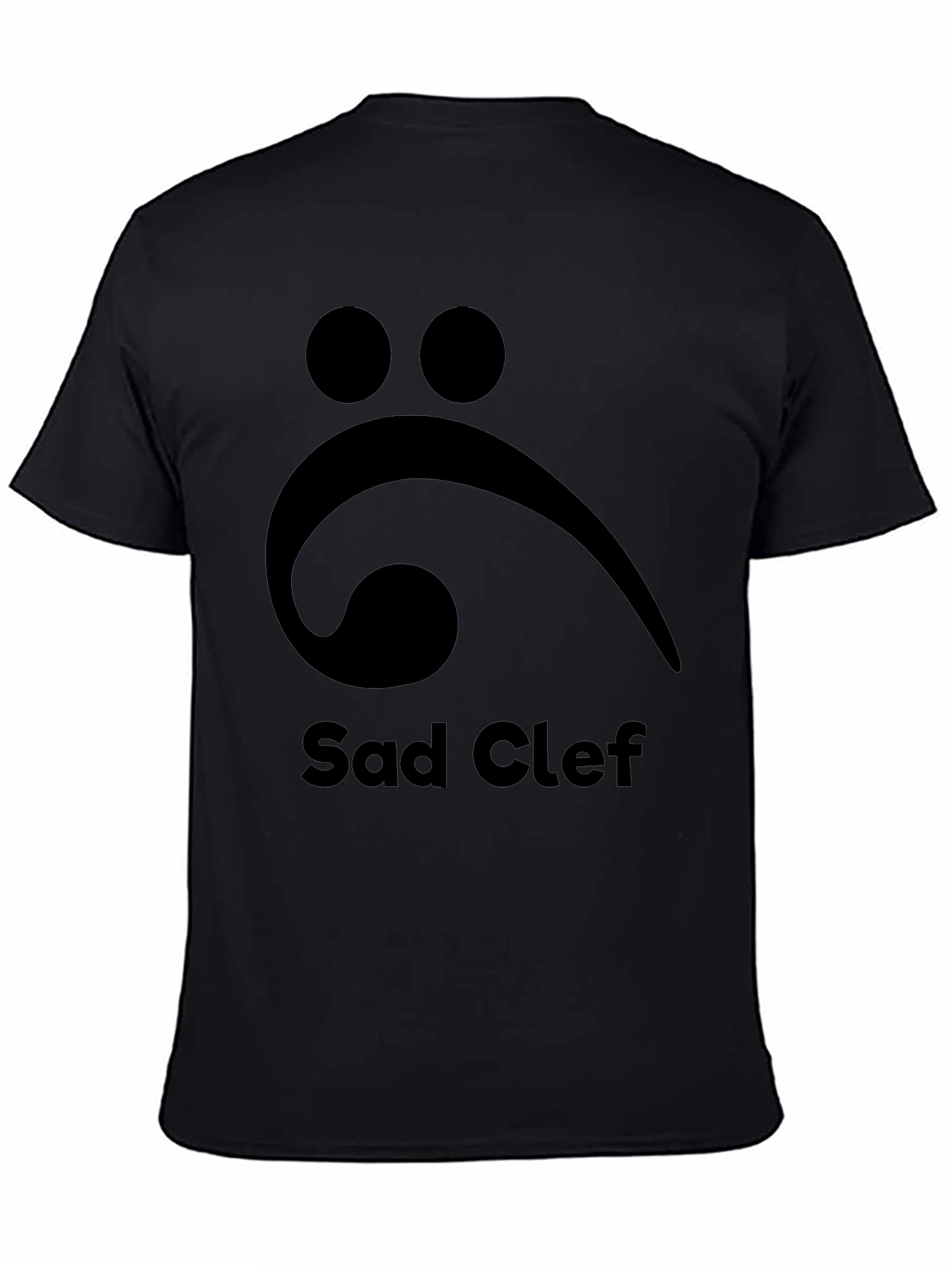 Sad Clef T-Shirt: Music Lovers Melancholy