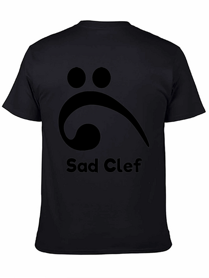 Sad Clef T-Shirt: Music Lovers Melancholy
