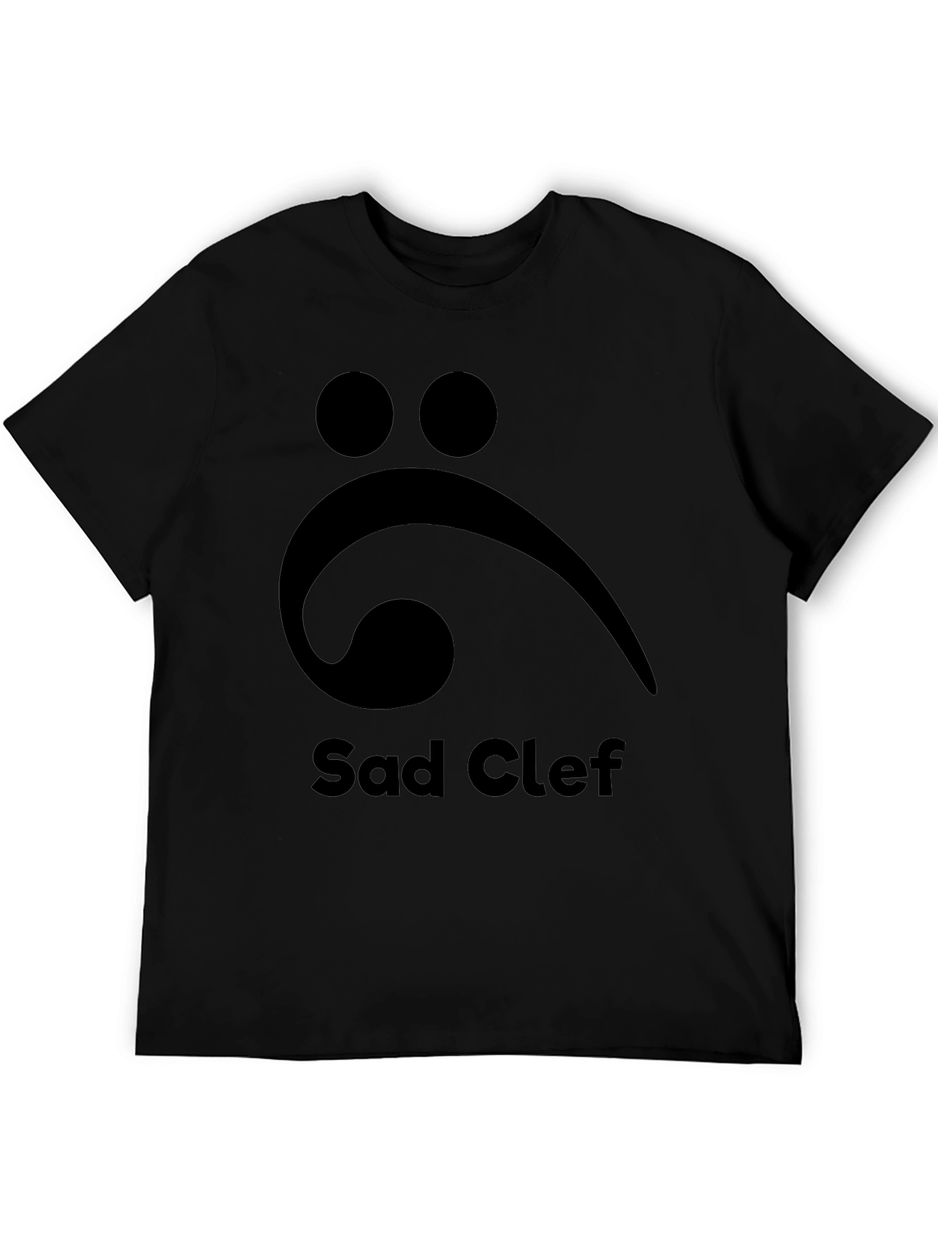 Sad Clef T-Shirt: Music Lovers Melancholy