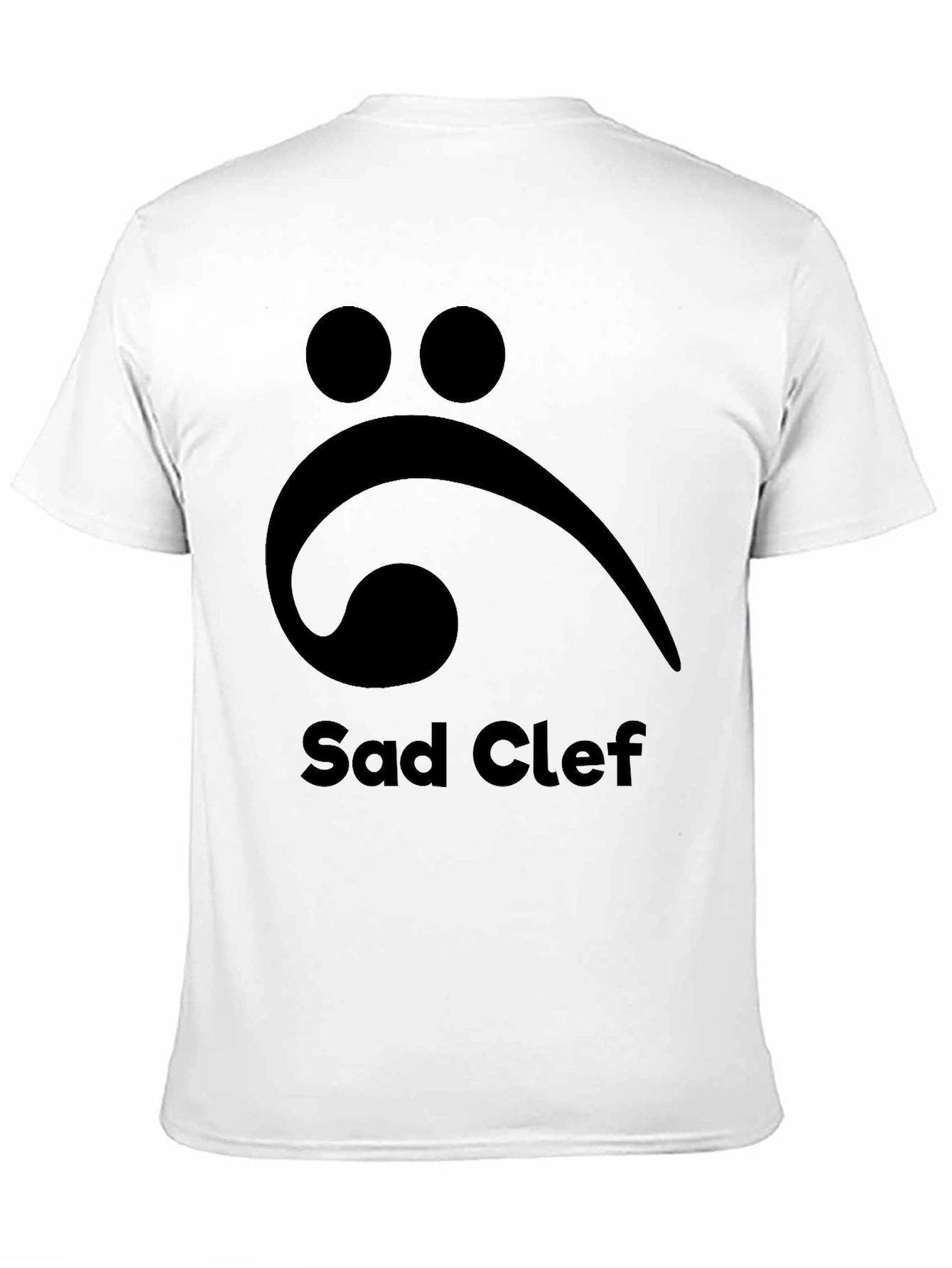 Sad Clef T-Shirt: Music Lovers Melancholy