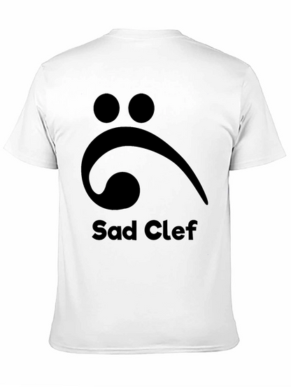 Sad Clef T-Shirt: Music Lovers Melancholy