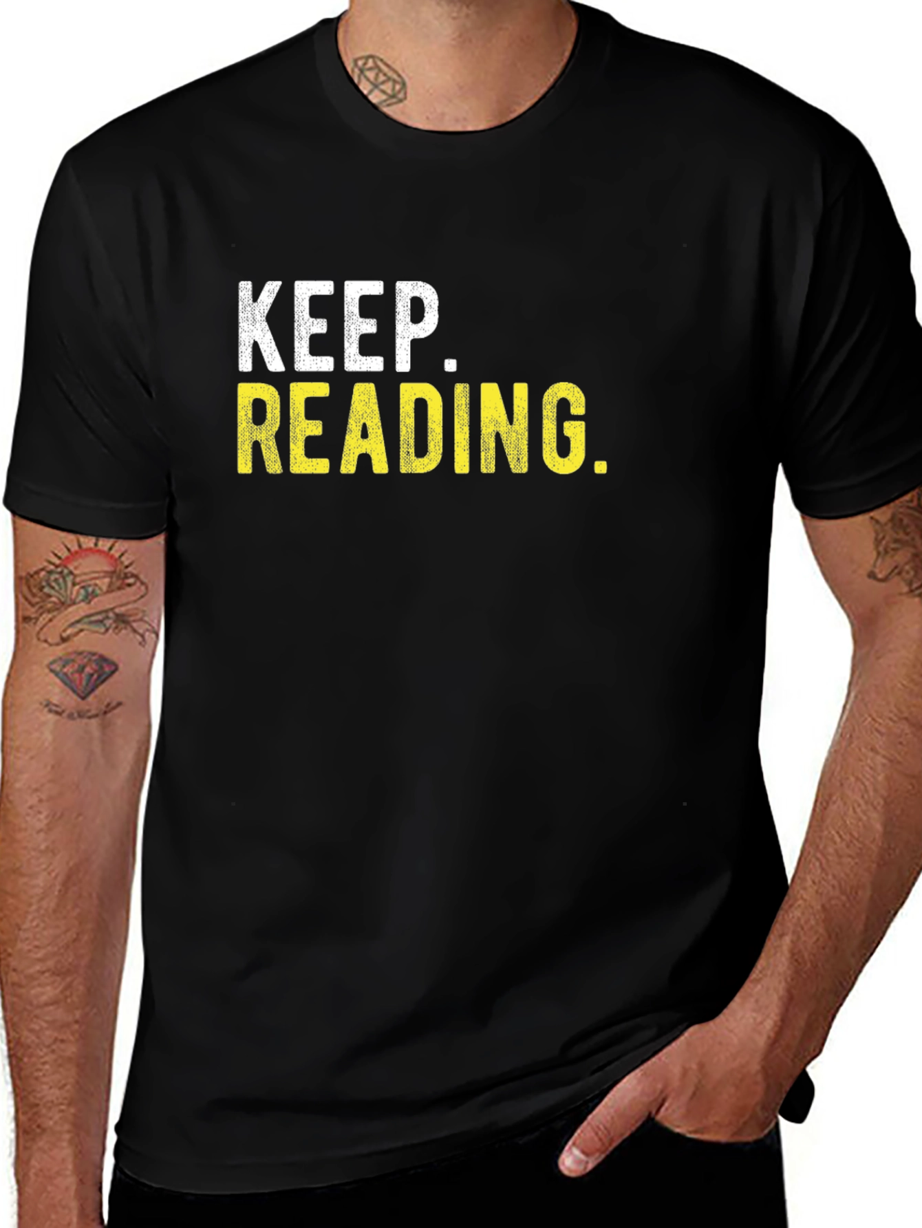 Keep Reading Graphic Tee - Black T-Shirt