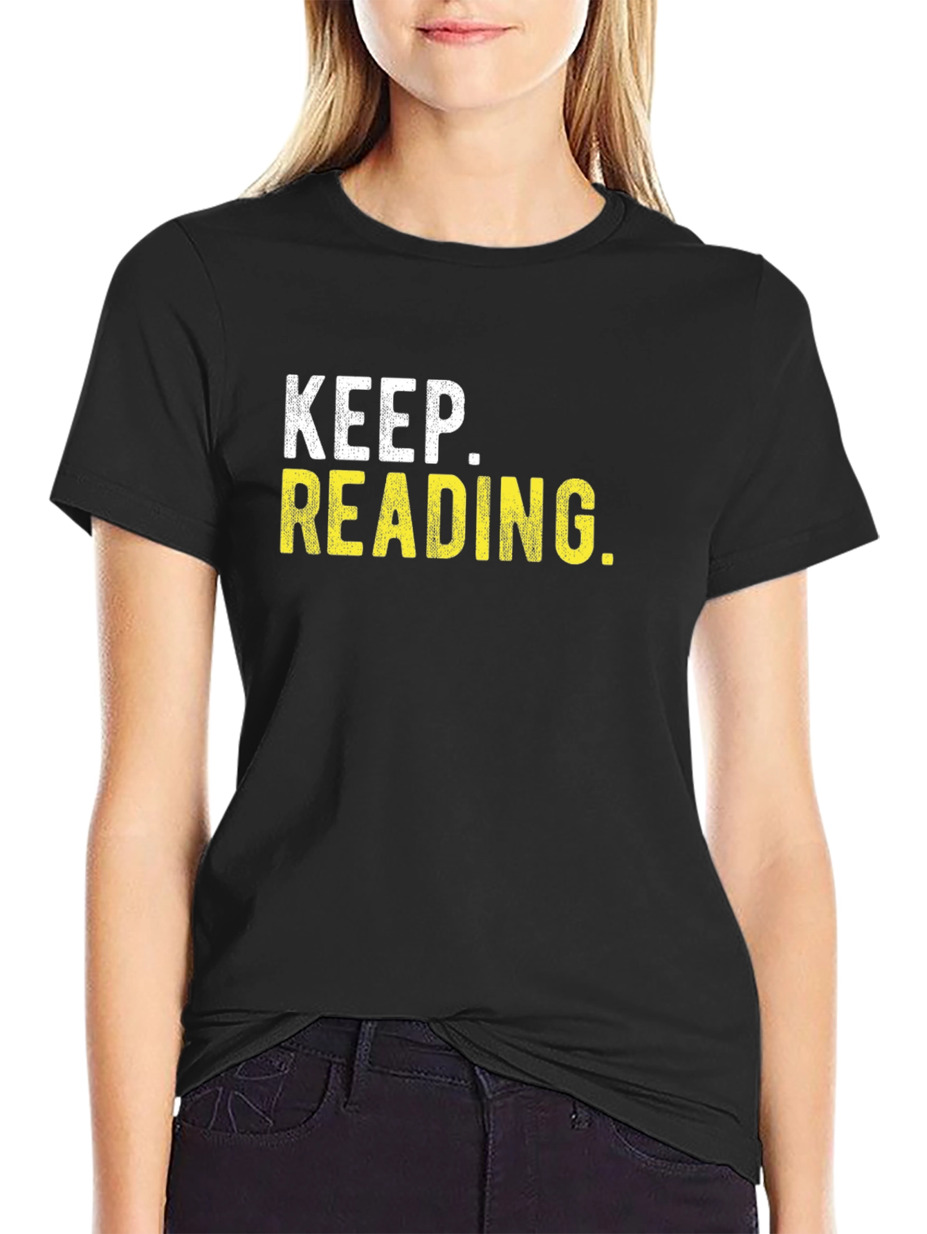 Keep Reading Graphic Tee - Black T-Shirt