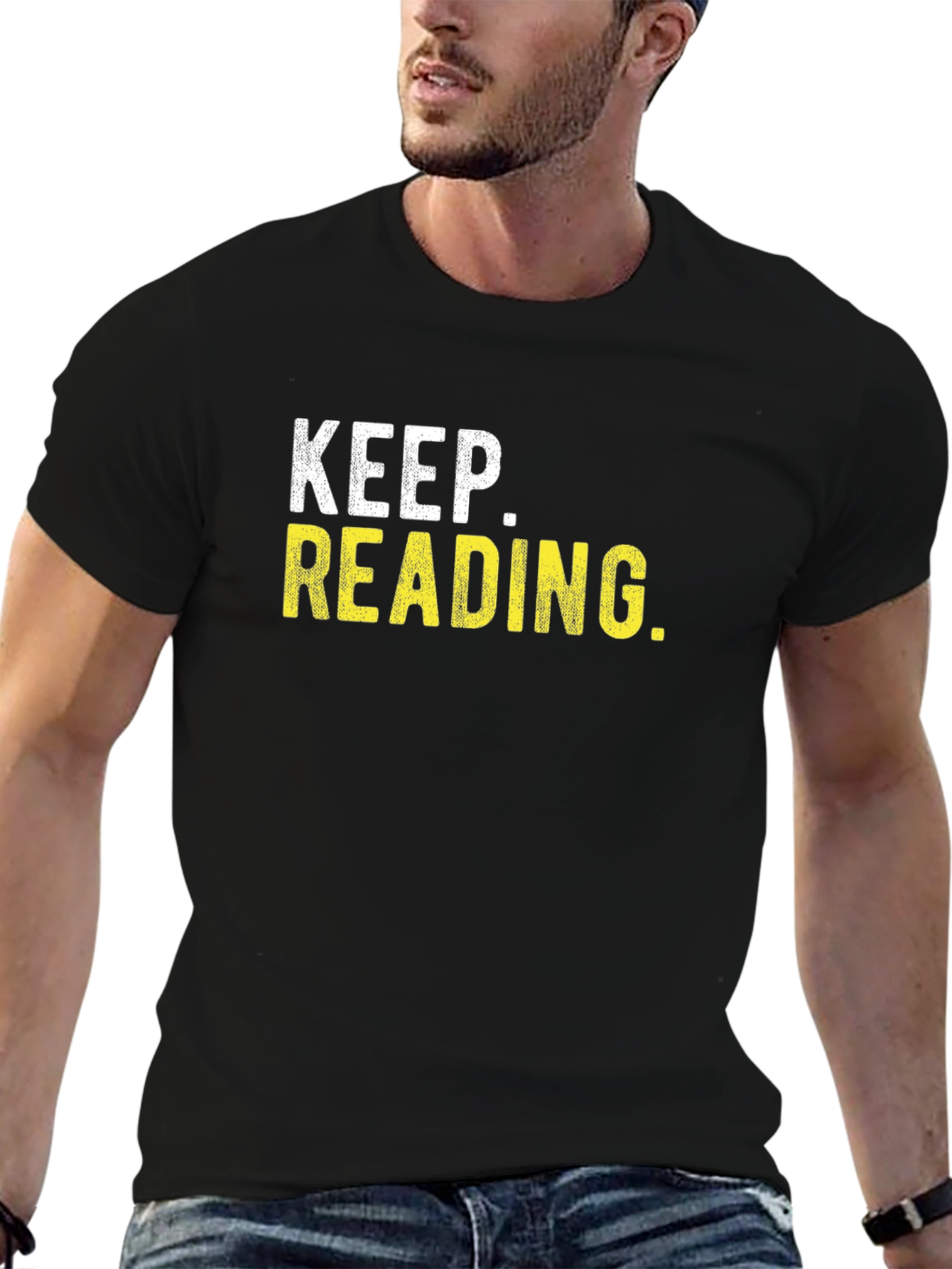 Keep Reading Graphic Tee - Black T-Shirt