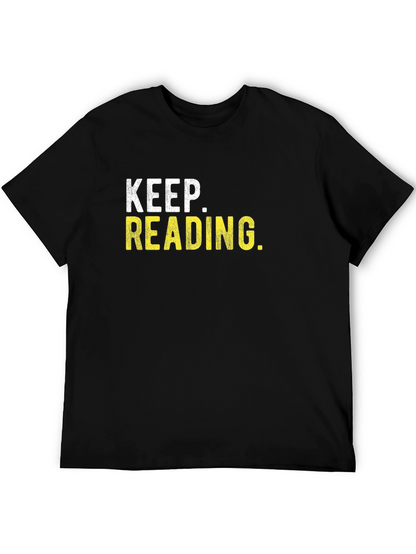 Keep Reading Graphic Tee - Black T-Shirt