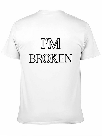 Im Broken Graphic Tee - Mens Black T-Shirt