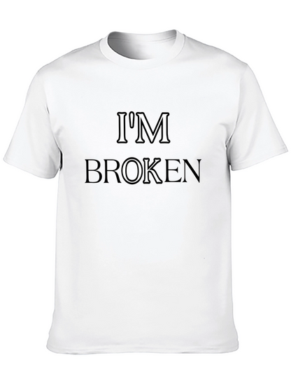 Im Broken Graphic Tee - Mens Black T-Shirt