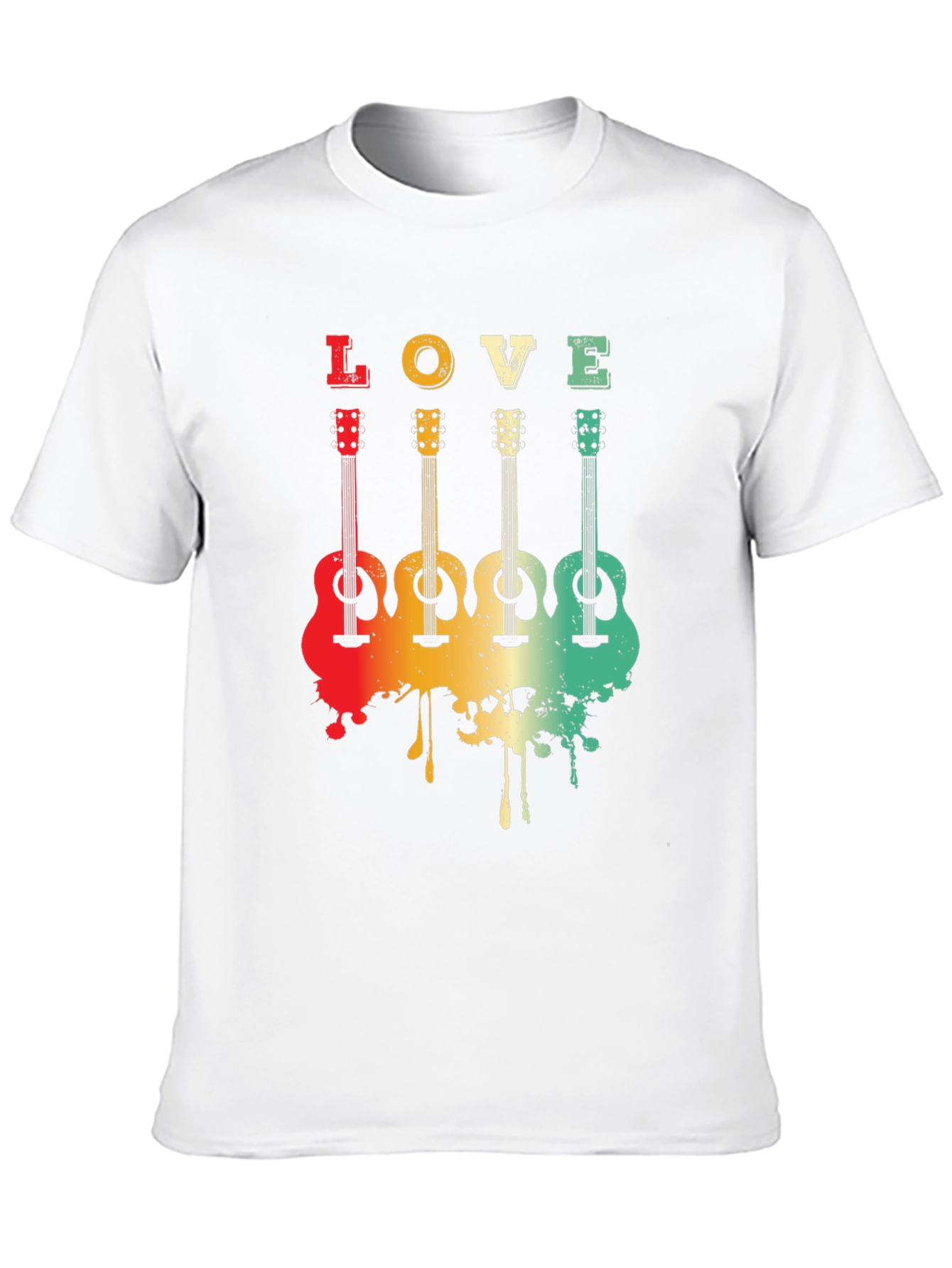 Love Guitar Tee - Retro Music Lover T-Shirt