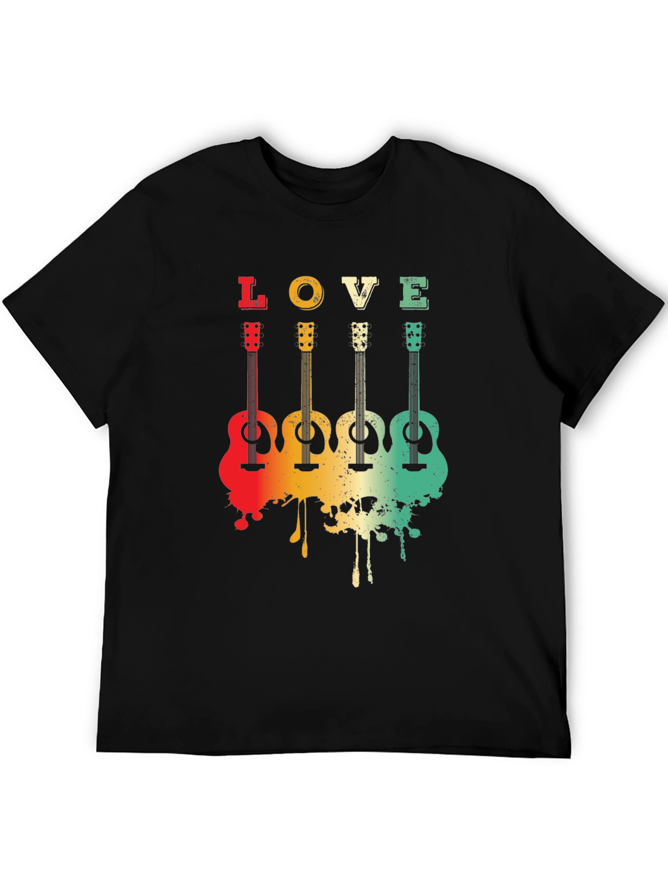 Love Guitar Tee - Retro Music Lover T-Shirt