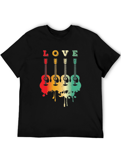 Love Guitar Tee - Retro Music Lover T-Shirt